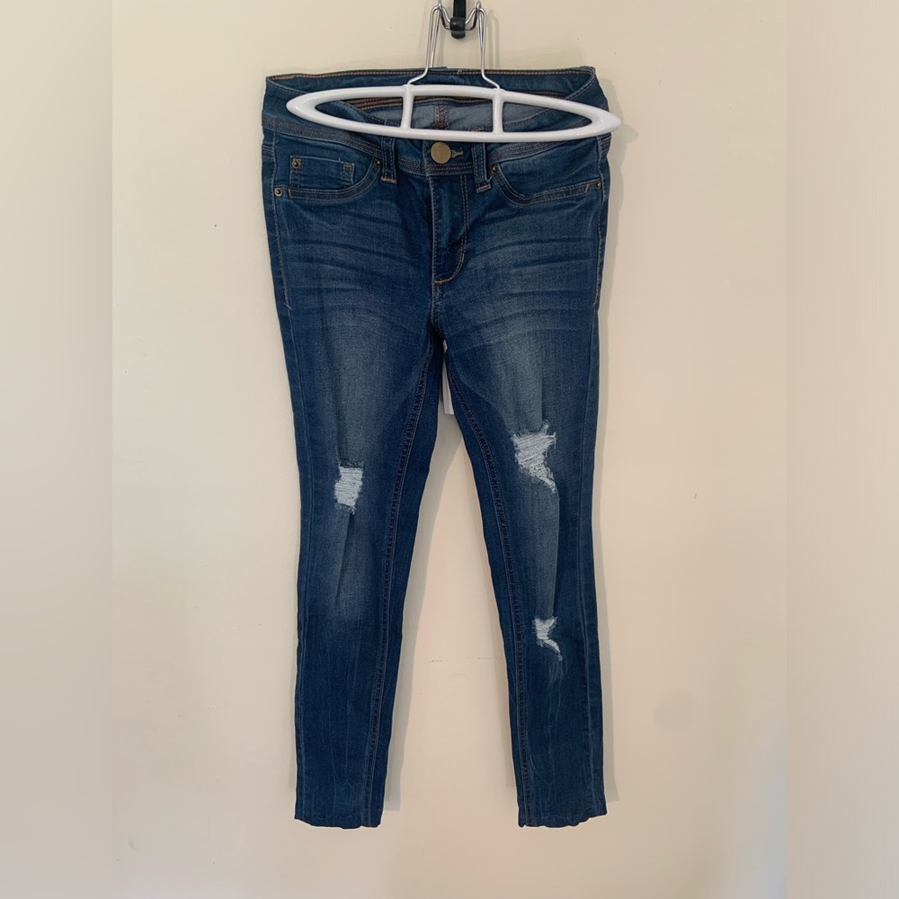 Girls NX3 Ripped Jeans Size Child Medium